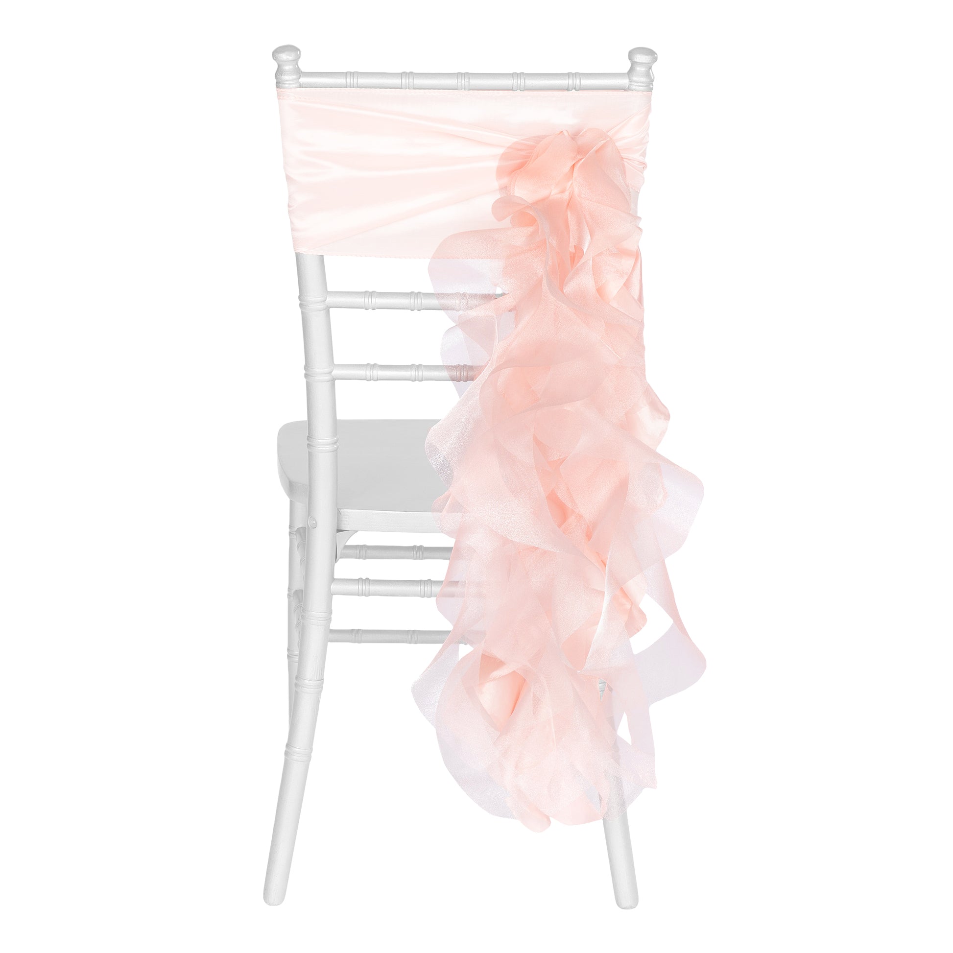 Curly Willow Chair Sash - Blush/Rose Gold - CV Linens
