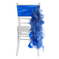 Curly Willow Chair Sash - Royal Blue - CV Linens