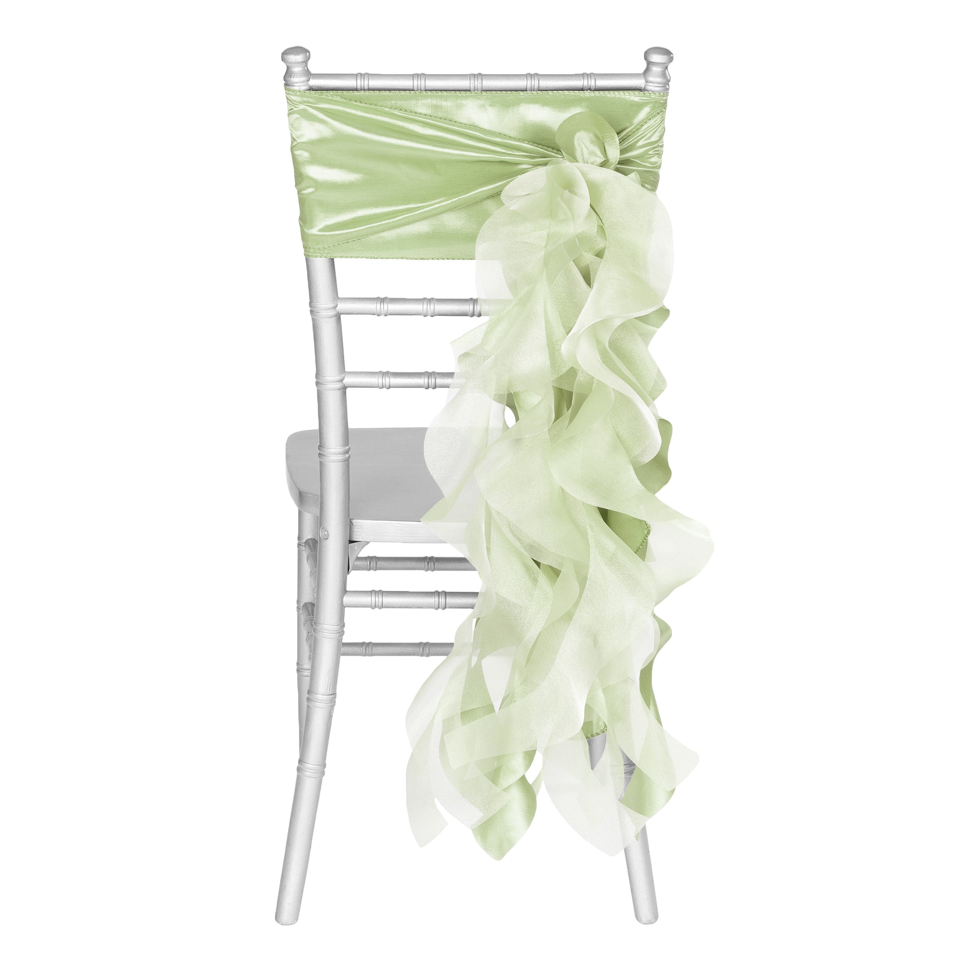 Curly Willow Chair Sash - Sage Green - CV Linens