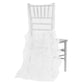 Curly Willow Chiavari Chair Back Slip Cover - White - CV Linens