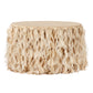 Curly Willow 21ft Table Skirt - Champagne - CV Linens