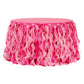 Curly Willow 14ft Table Skirt - Fuchsia - CV Linens
