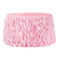 Curly Willow 14ft Table Skirt - Pink - CV Linens