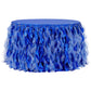 Curly Willow 17ft Table Skirt - Royal Blue - CV Linens
