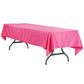 Economy Polyester Tablecloth 60"x120" Rectangular - Fuchsia - CV Linens