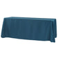 Economy Polyester Tablecloth 90"x132" Oblong Rectangular - Navy Blue - CV Linens