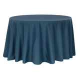 Pesonlook 8 Pack 120 Inch Navy Blue Round Table Cloths, Premium Poly Pesonlook 8 Pack 120 Inch Navy Blue Round Table Cloths, Premium Poly