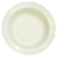Embossed Vintage Plastic Soup Bowl 7.5" (10/pack) - Ivory - CV Linens