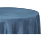 Faux Burlap Tablecloth 120" Round - Navy Blue - CV Linens
