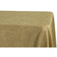 Faux Burlap Tablecloth 90"x156" Rectangular  - Natural Tan - CV Linens