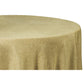 Faux Burlap Table Overlay Topper/Tablecloth 90" Round - Natural Tan - CV Linens