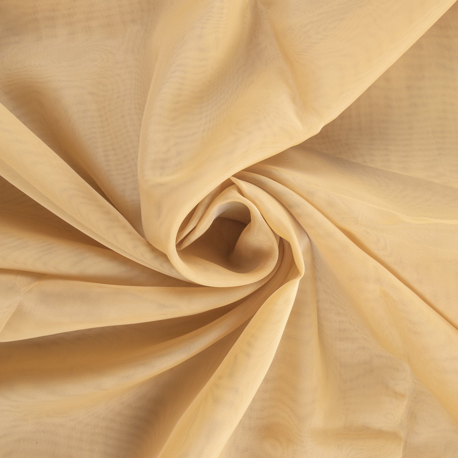 10 yards x 118" Flame Retardant (FR) Voile Sheer Fabric Roll/Bolt - Gold - CV Linens