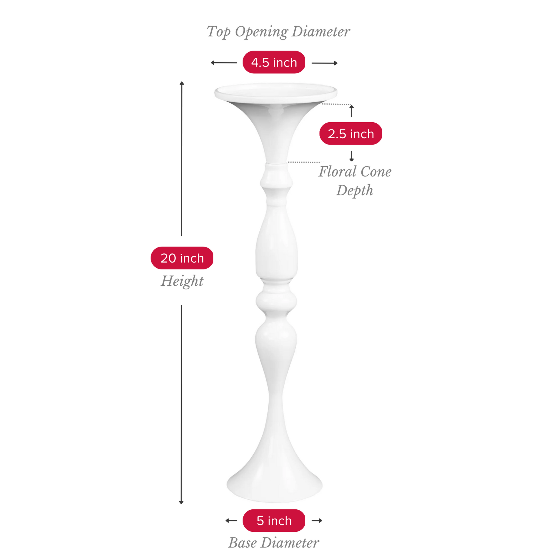 Flower Vase Riser Holder Centerpiece Stand 20