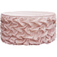 14ft Gathered Lamour Satin Table Skirt - Blush/Rose Gold - CV Linens