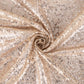 Glitz Sequin Mesh Net Fabric Roll Bolt 54"x10 yards - Champagne - CV Linens