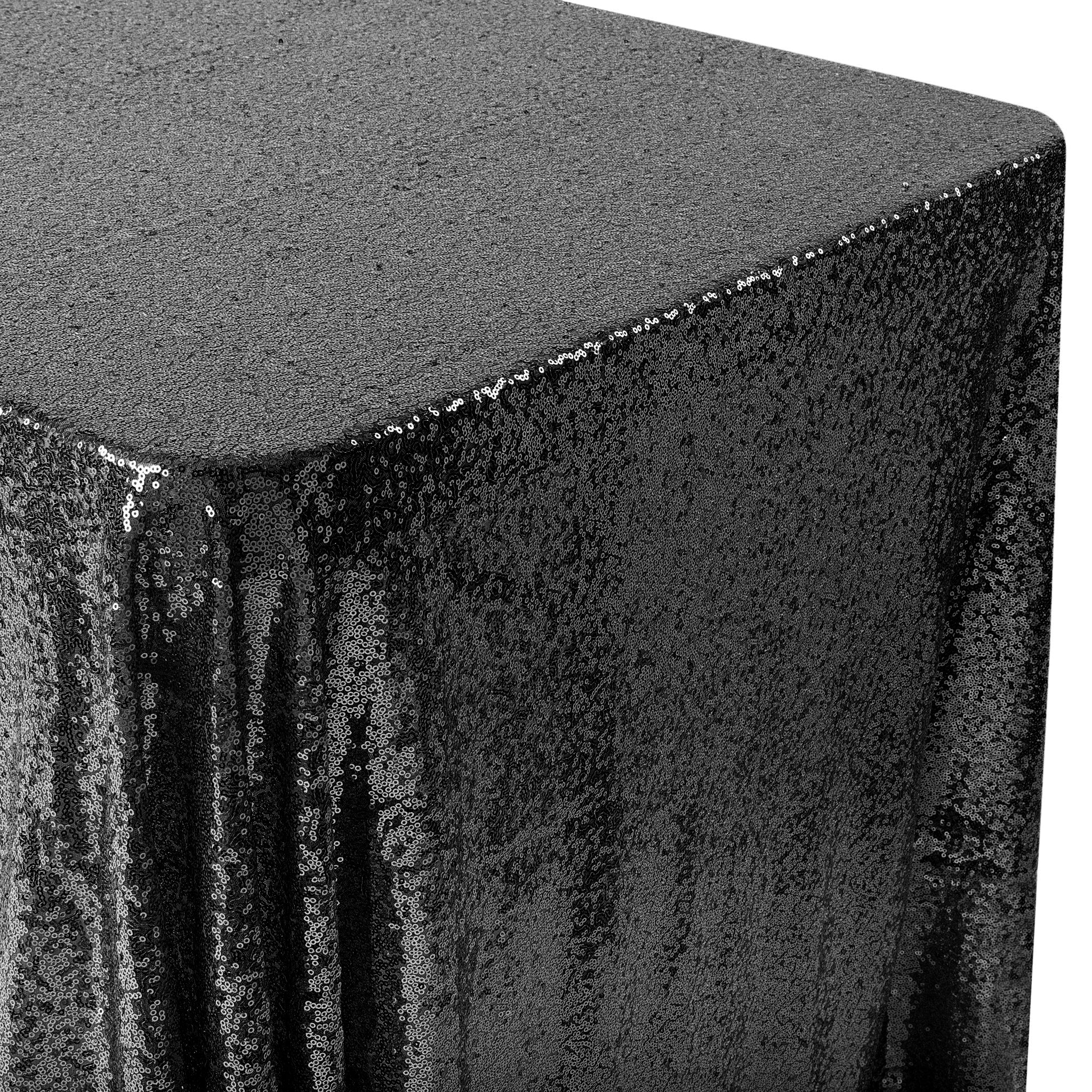 Glitz Sequin Mesh Net Tablecloth 90