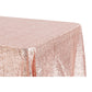 Glitz Sequin 90"x156" Rectangular Tablecloth - Blush/Rose Gold - CV Linens