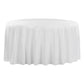 Glitz Sequins 120" Round Tablecloth - White - CV Linens