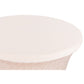 Glitz Sequin Spandex Cocktail Table Cover 30"-32" Round - Blush/Rose Gold - CV Linens