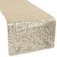 Glitz Sequin Table Runner - Champagne - CV Linens