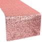 Glitz Sequin Table Runner - Dusty Rose/Mauve - CV Linens