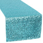 Glitz Sequin Table Runner - Turquoise - CV Linens