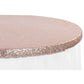 Glitz Sequin Table Topper/Cap 60" Round - Blush - CV Linens
