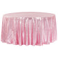 Glitz Sequins 132" Round Tablecloth - Pink - CV Linens