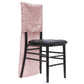 Glitz Sequin Chiavari Full Chair Back Cover - Blush/Rose Gold - CV Linens