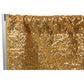 Glitz Sequin 10ft H x 112" W Drape/Backdrop panel - Gold - CV Linens