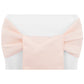 Lamour Satin Chair Sash - Blush/Rose Gold - CV Linens