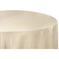Lamour Satin 120" Round Tablecloth - Champagne - CV Linens
