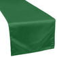 Lamour Satin Table Runner - Emerald Green - CV Linens
