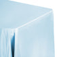 Lamour Satin 90"x156" Rectangular Oblong Tablecloth - Baby Blue - CV Linens