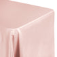 Lamour Satin 90"x156" Rectangular Oblong Tablecloth - Dusty Rose/Mauve - CV Linens
