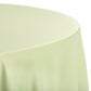 Lamour Satin 132" Round Tablecloth - Sage Green - CV Linens