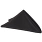 Lamour Satin Napkin 20"x20" - Black - CV Linens