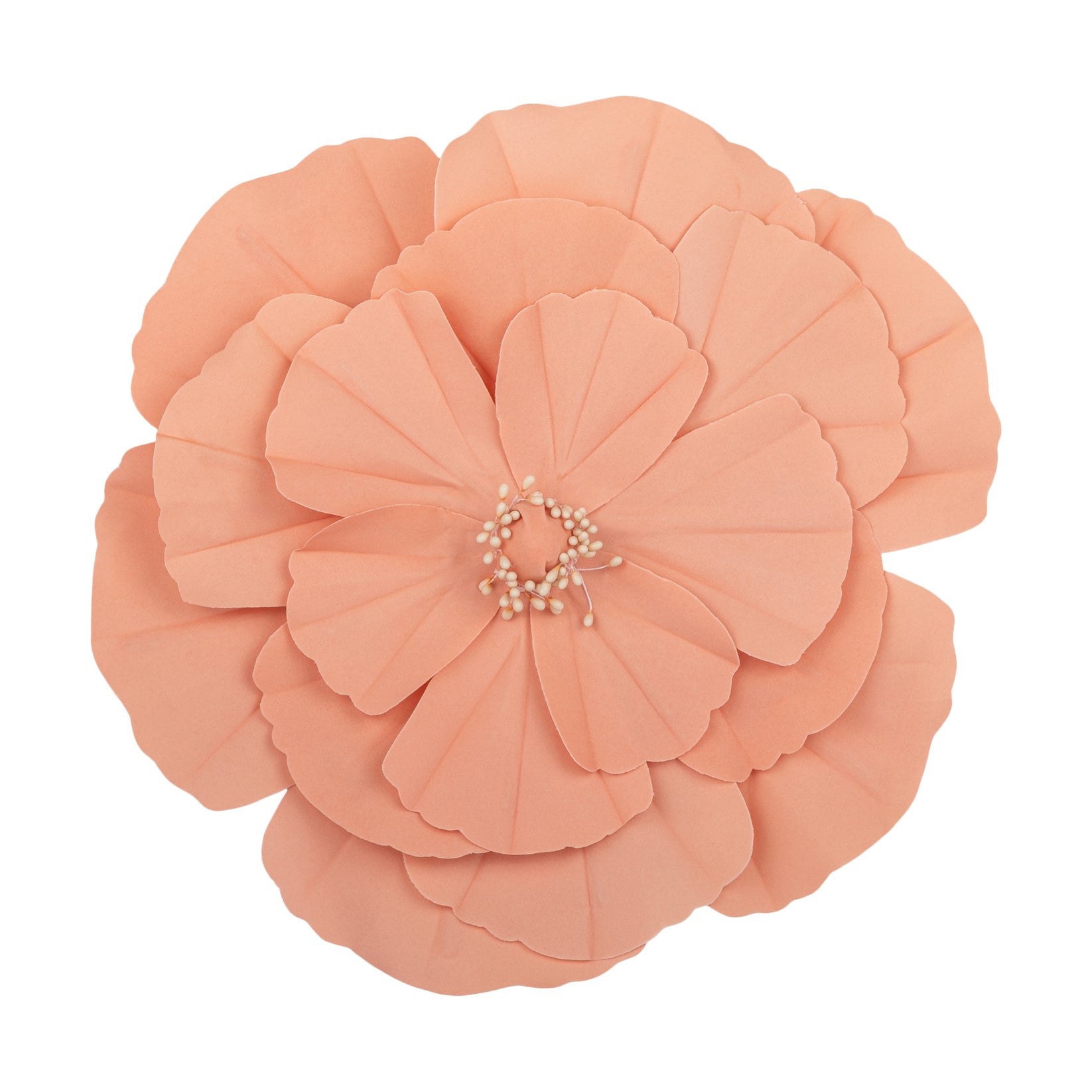 Large Magnolia Foam Flower Wall Decor Wholesale Coral CV Linens