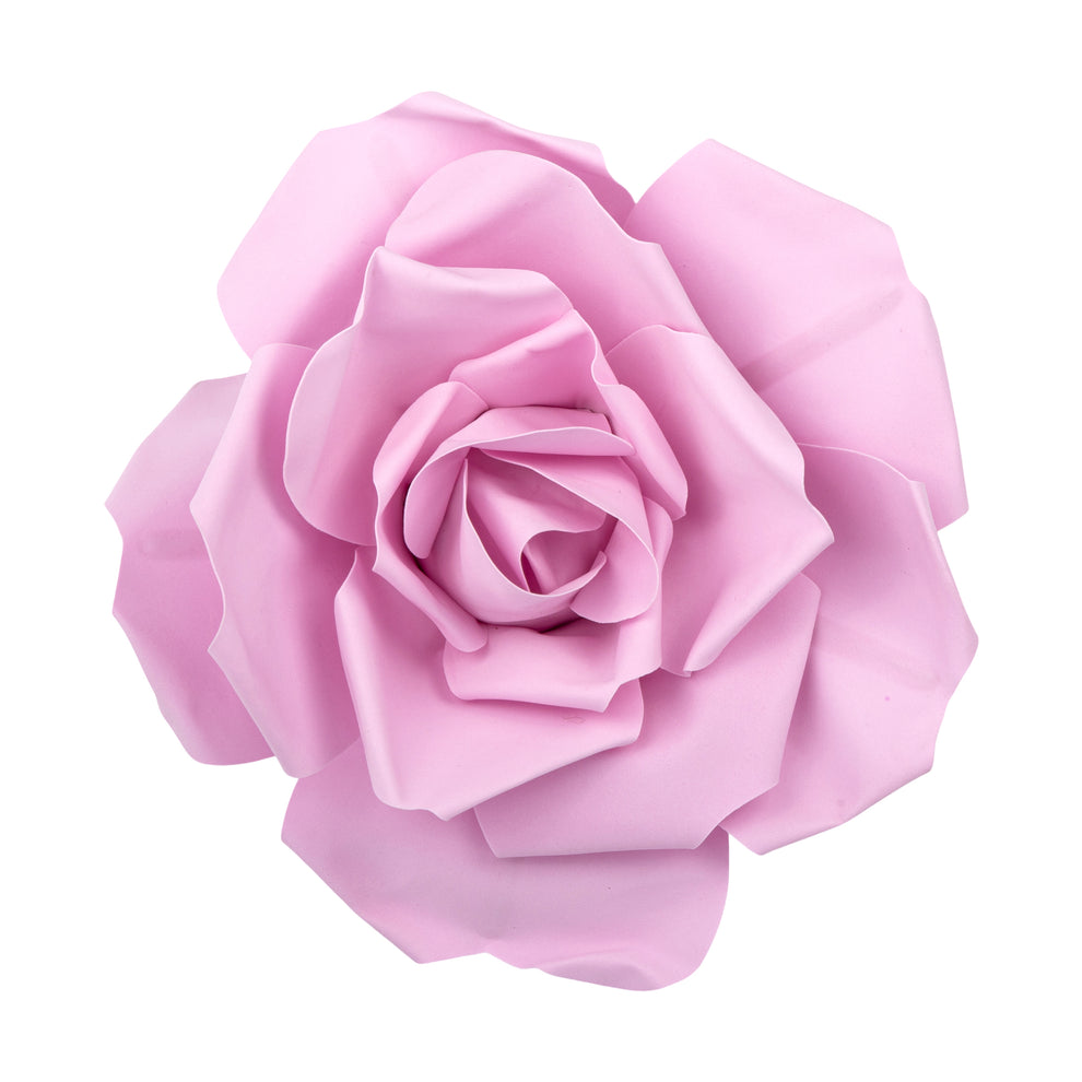 Large Artificial Foam Rose Wall Decor 30 cm - Pink– CV Linens
