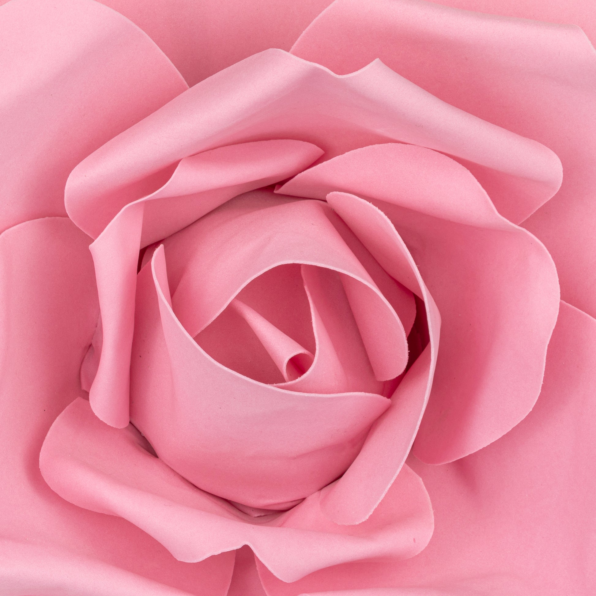 Large Foam Rose Wall Decor 40 cm - Dusty Rose/Mauve