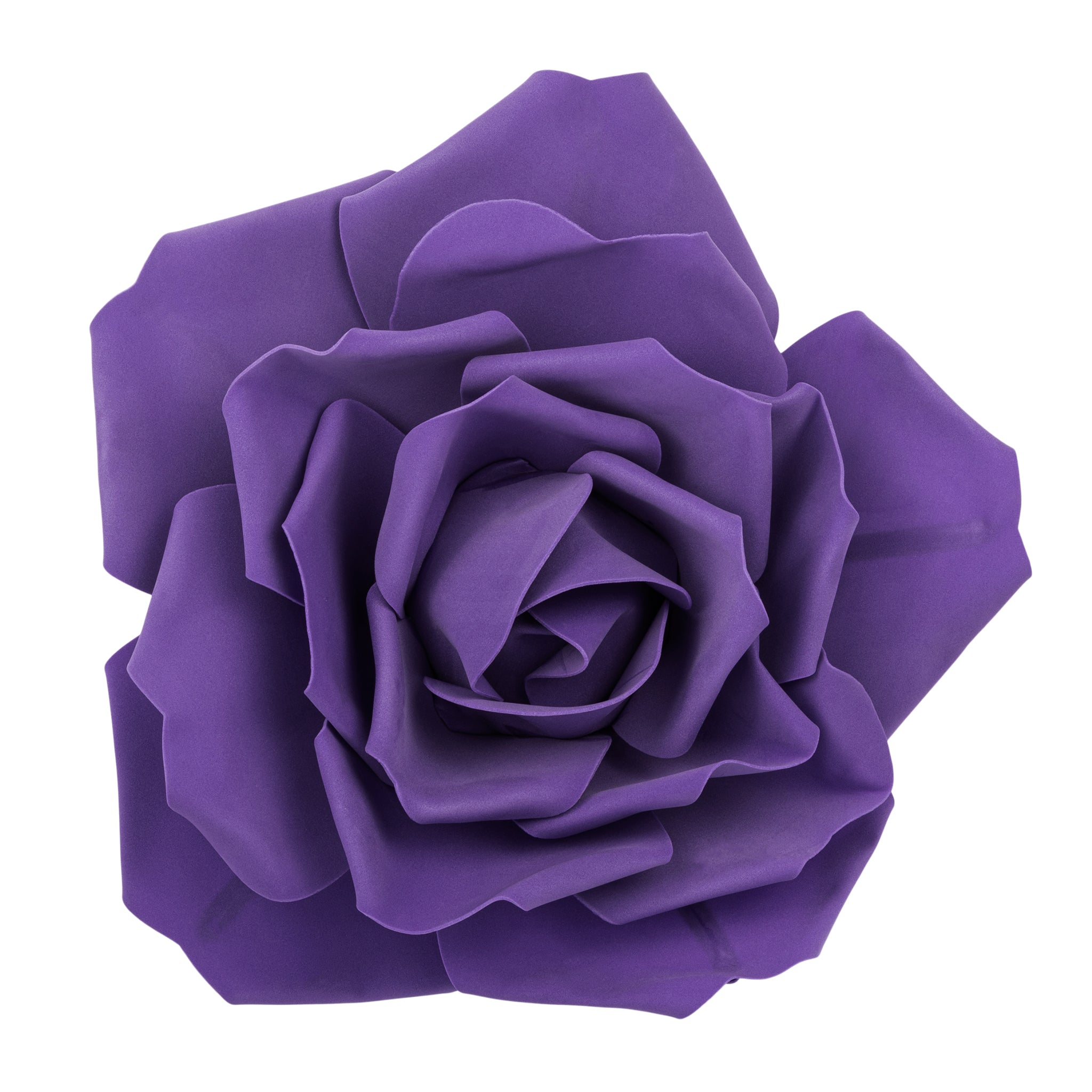 Large Foam Rose Wall Decor 40 cm - Purple | Event Venue Decor– CV Linens