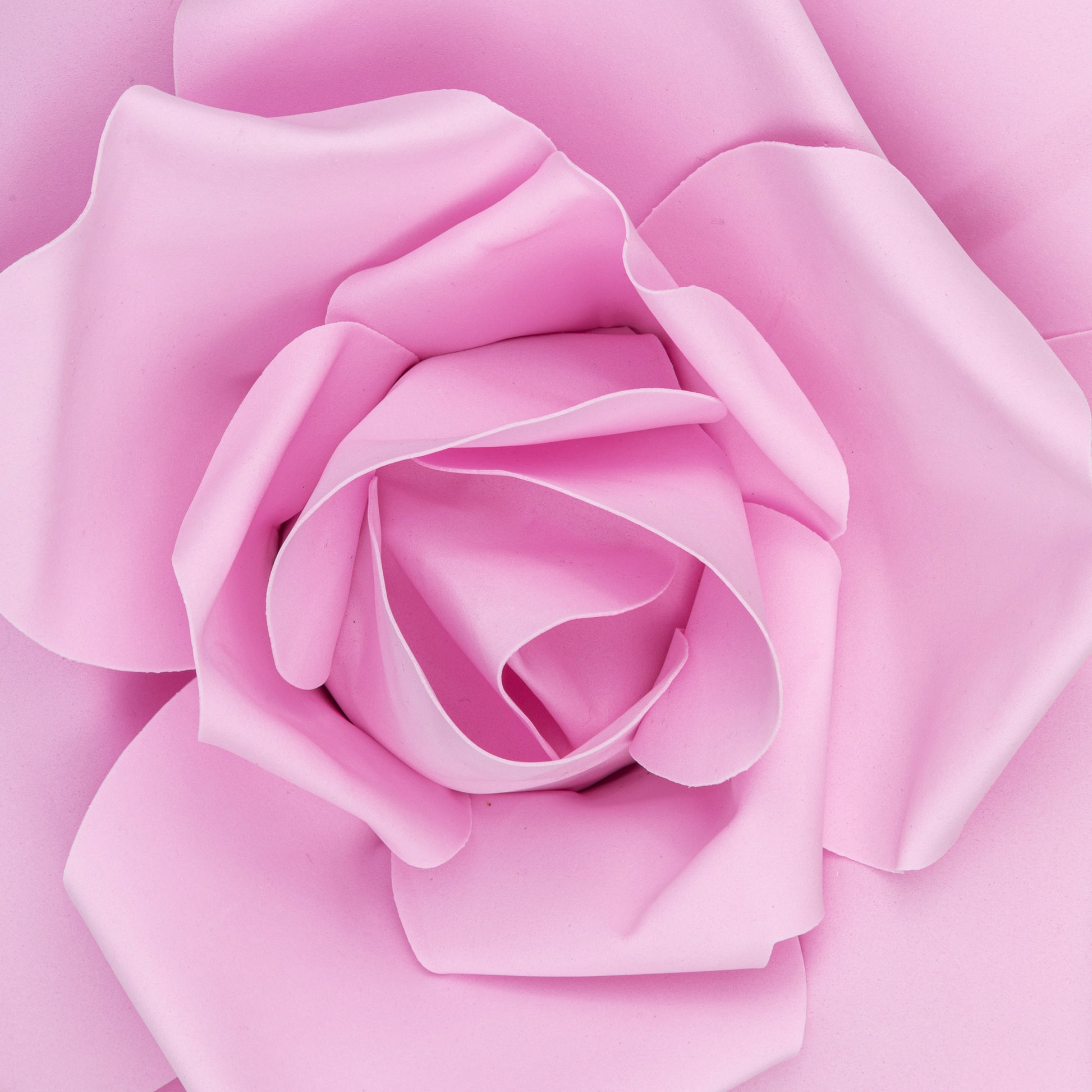 Large Foam Rose Wall  Decor 50 cm - Pink