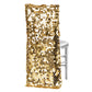 Payette Sequin Chiavari Chair Back Cover - Gold - CV Linens