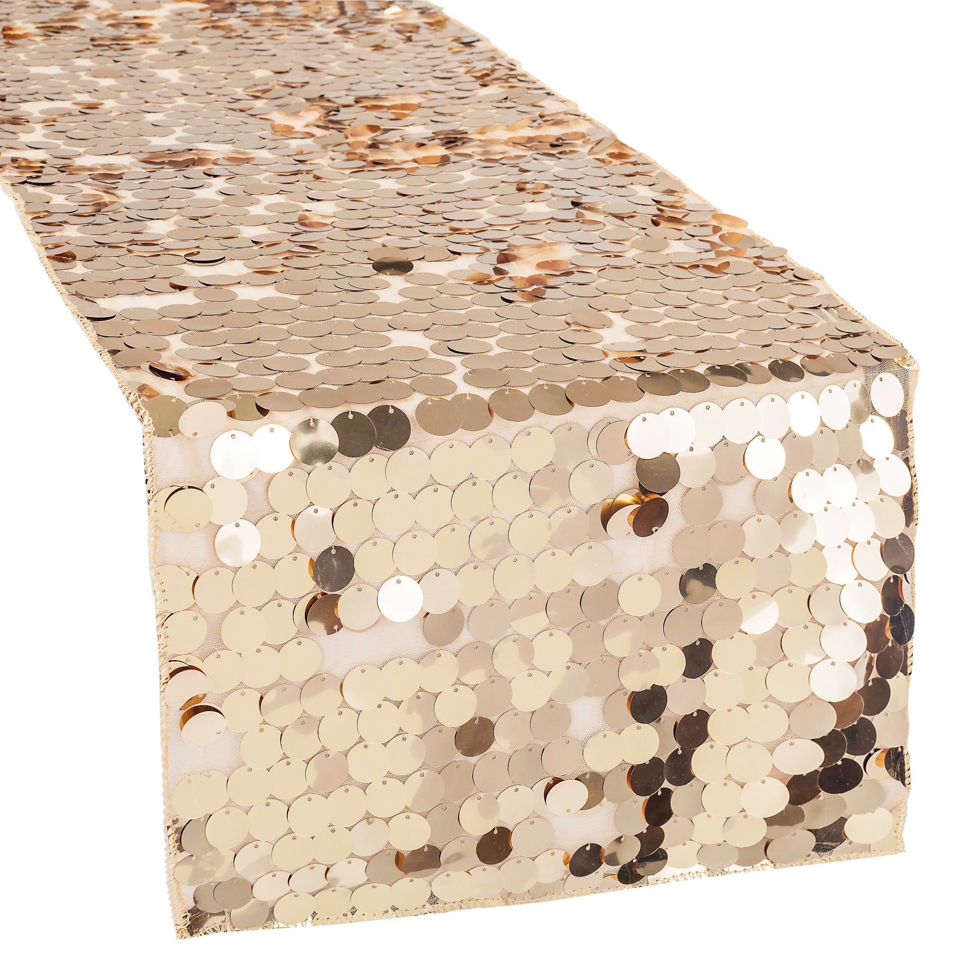 Large Payette Sequin Table Runner - Champagne