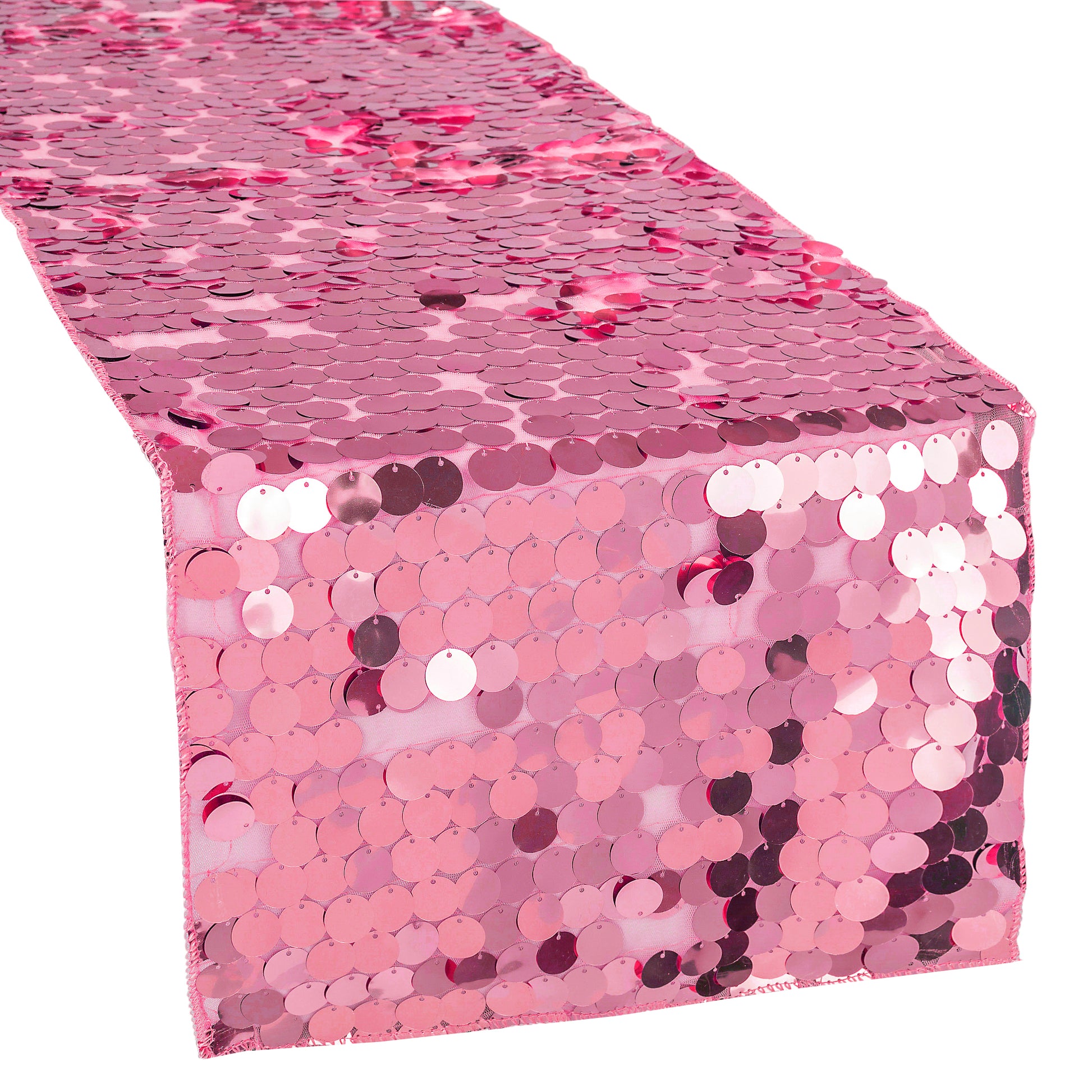 Large Payette Sequin Table Runner - Pink