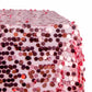 Large Payette Sequin Tablecloth 90"x132" Rectangular - Pink