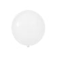 White 5" Latex Balloons | 100 pcs - CV Linens