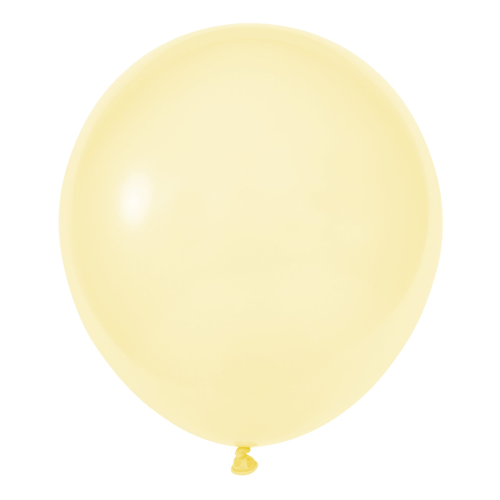 Pastel Yellow 10" Matte Latex Balloons | 50 pcs - CV Linens
