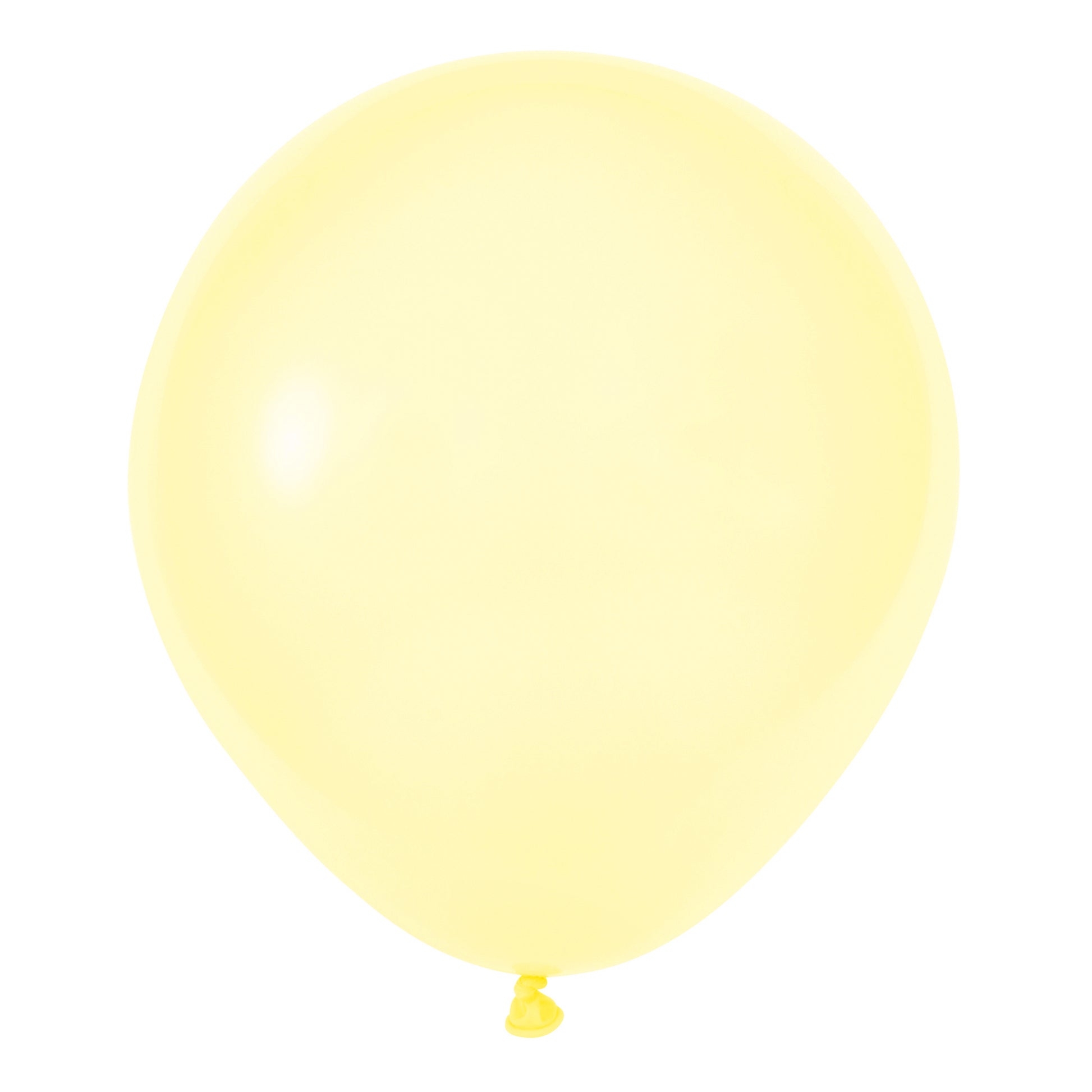 Pastel Yellow 12" Matte Latex Balloons | 50 pcs