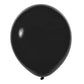 Black 12" Latex Balloons | 50 pcs - CV Linens